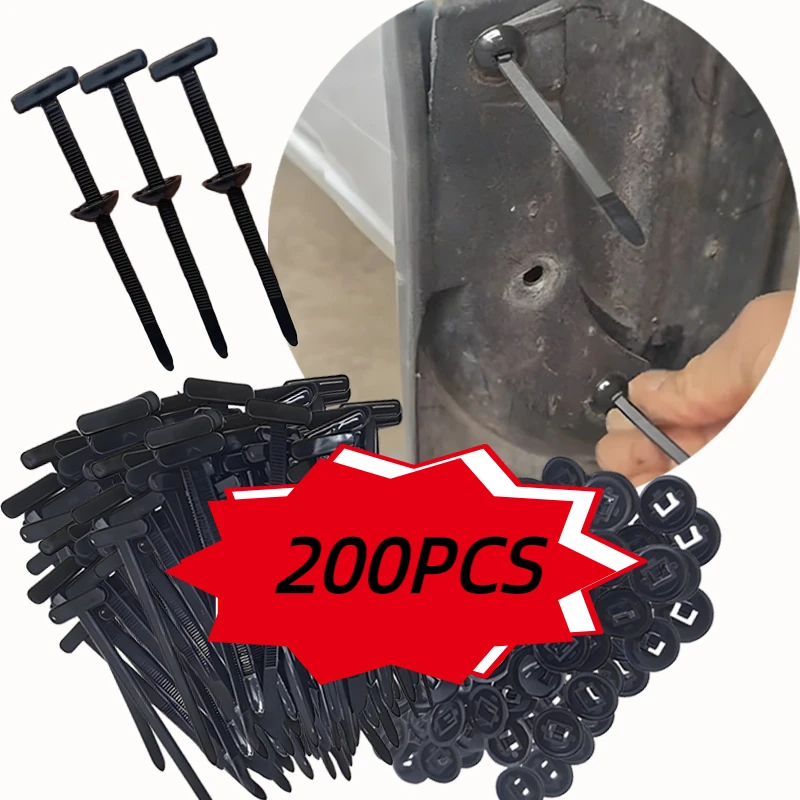Car Cable Organizer - 5-200 Buah Pengikat Kabel Nilon Tugas