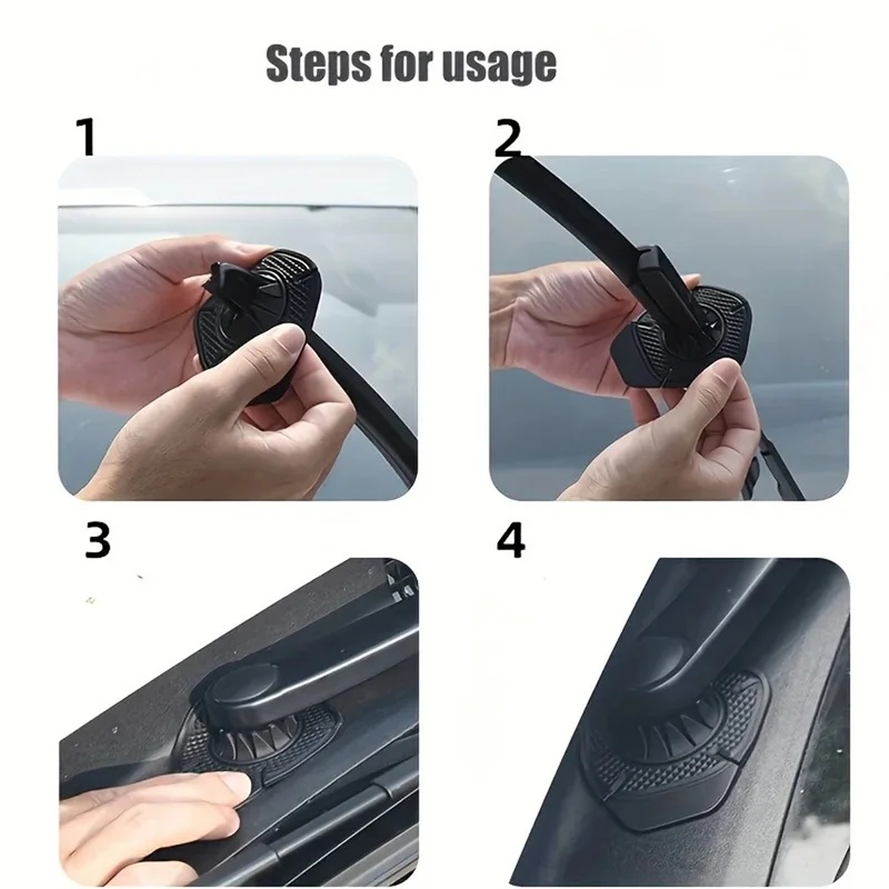 Car Wiper - Penutup Lubang Lengan Wiper Silikon Universal,