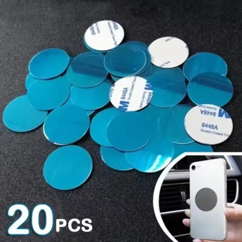 Car Phone Holder - 1/50Pcs Stiker Pelat Logam Ultra Tipis