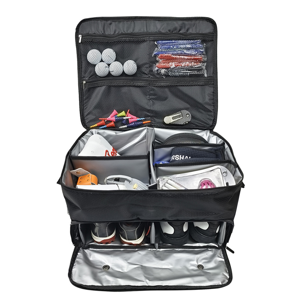 Car Organizer - Penyimpanan Organizer Bagasi Golf dengan Kompartemen