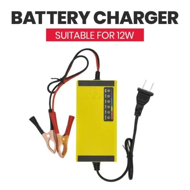 Car Charger - Pengisi Daya Baterai Mobil 12V 4AH-20AH,
