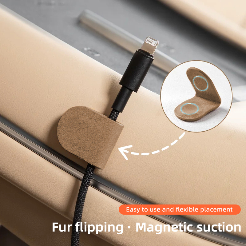 1/2/4 buah Pengatur Kabel Magn - Car Cable Organizer ulasan dan harga