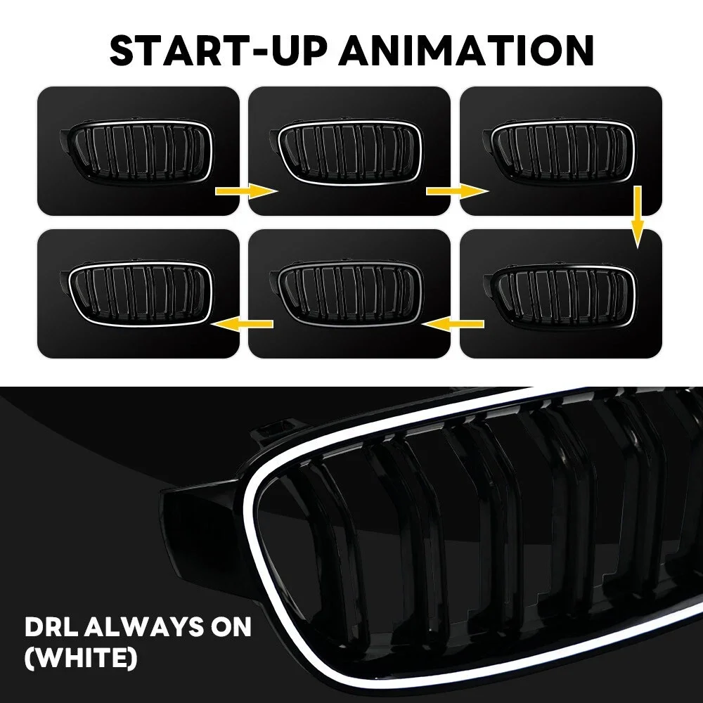 Lampu LED Grille Depan Mobil D - Car Led Light ulasan dan harga