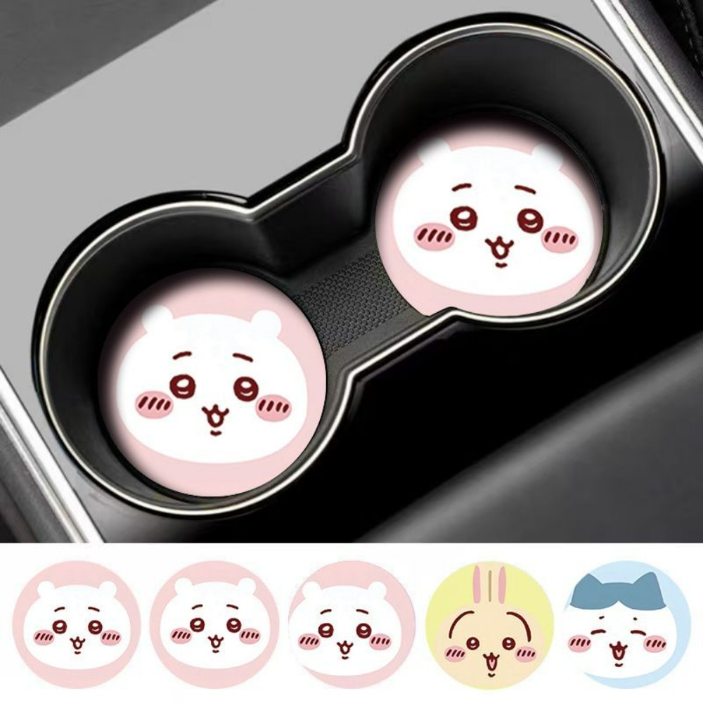 2 Buah Alas Cangkir Anti Selip - Car Accessories Japanese ulasan dan harga