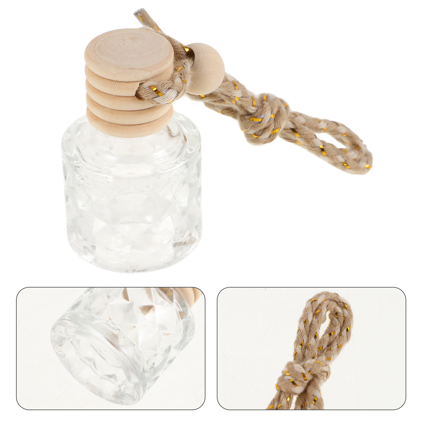 2 buah botol kaca untuk minyak - Car Air Freshener ulasan dan harga